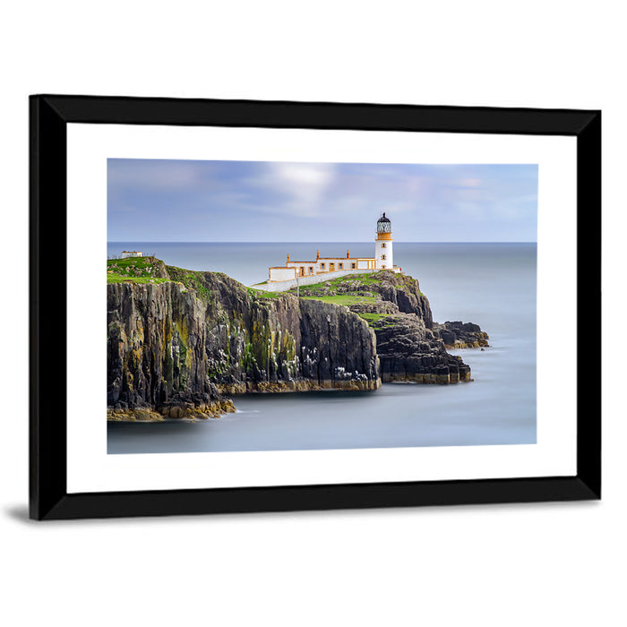 Lighthouse at Neist Point, Isle of Skye Wall Art as a framed print