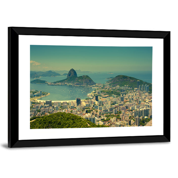 Sugarloaf Mountain Over Guanabara Bay Wall Art