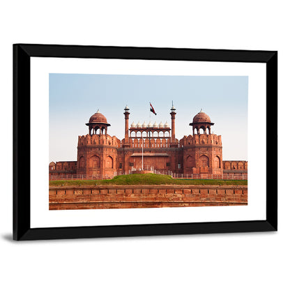 Red Fort Facade in Old Delhi Wall Art