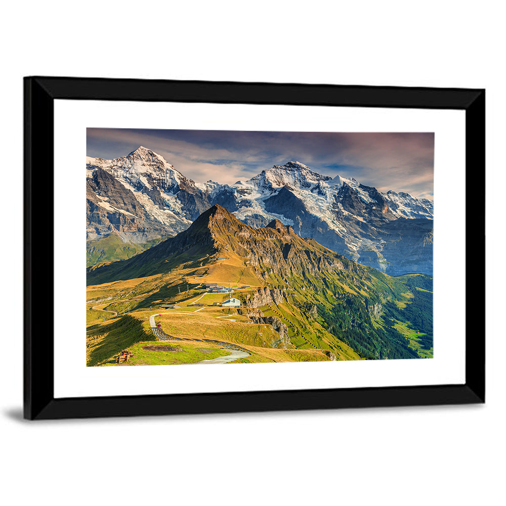 Stunning Mountain In Grindelwald Wall Art