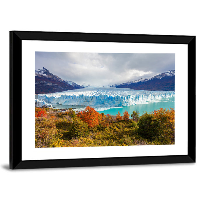 Perito Moreno Glacier, Autumn Wall Art as a framed print