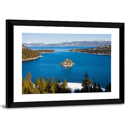 Emerald Bay Winter View Wall Art