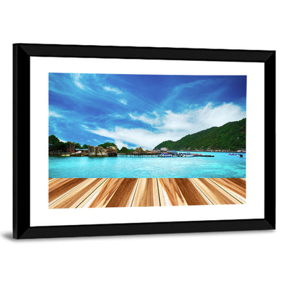 Nang Yuan Island Dock View Wall Art