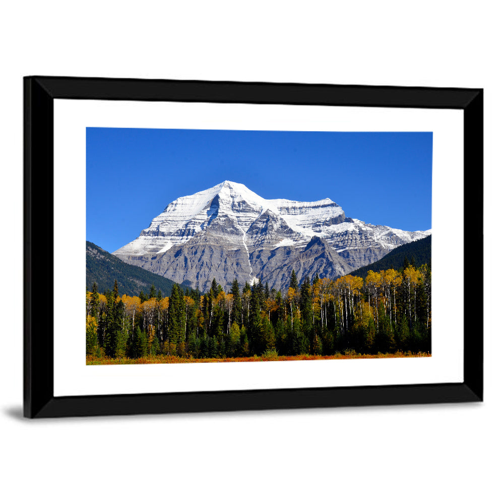 Mount Robson Autumn Landscape Wall Art