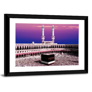 Holy Kaaba During Twilight Wall Art