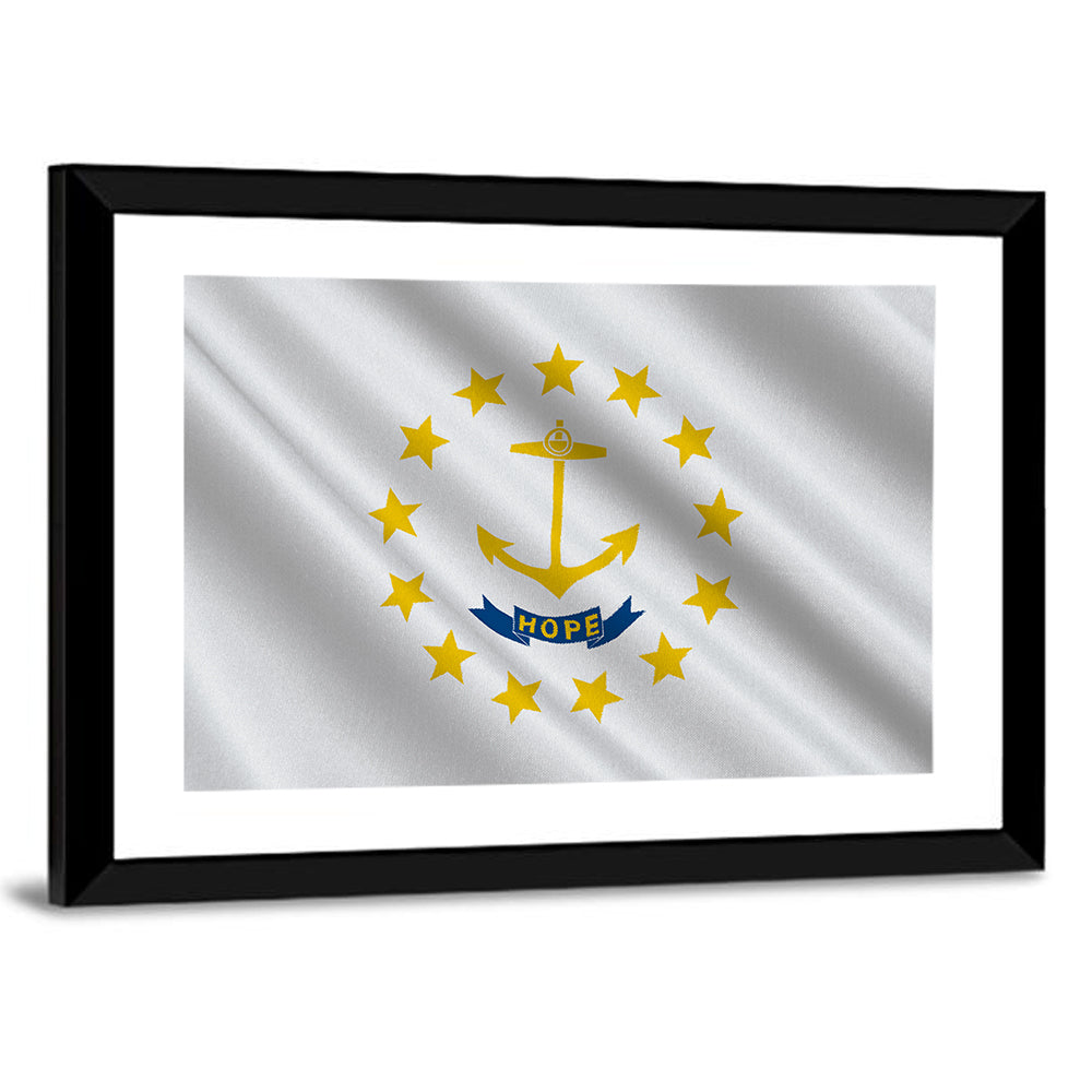 Rhode Island State Flag Wall Art