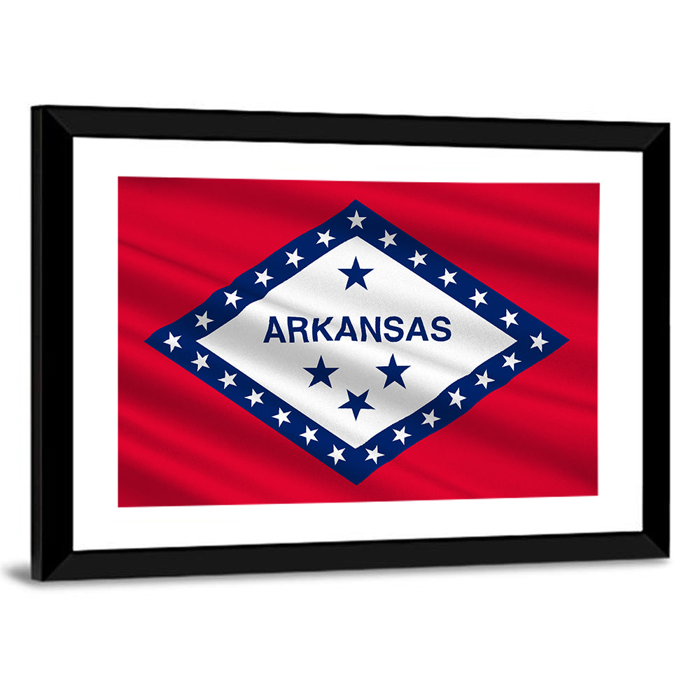 Arkansas State Flag Wall Art
