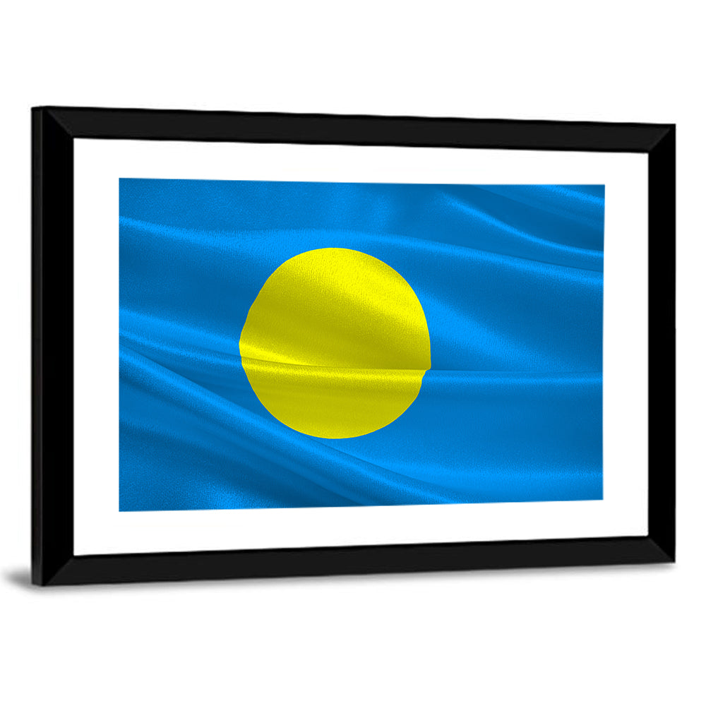 Flag of Palau Wall Art