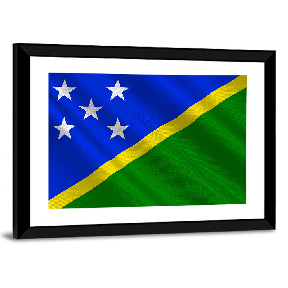 Solomon Islands Flag Wall Art