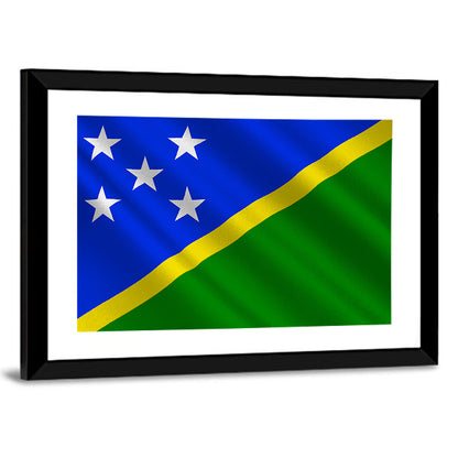 Flag Of Solomon Islands Wall Art