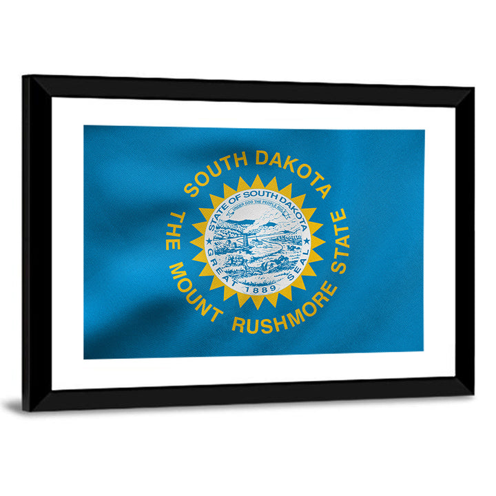South Dakota State Flag Wall Art