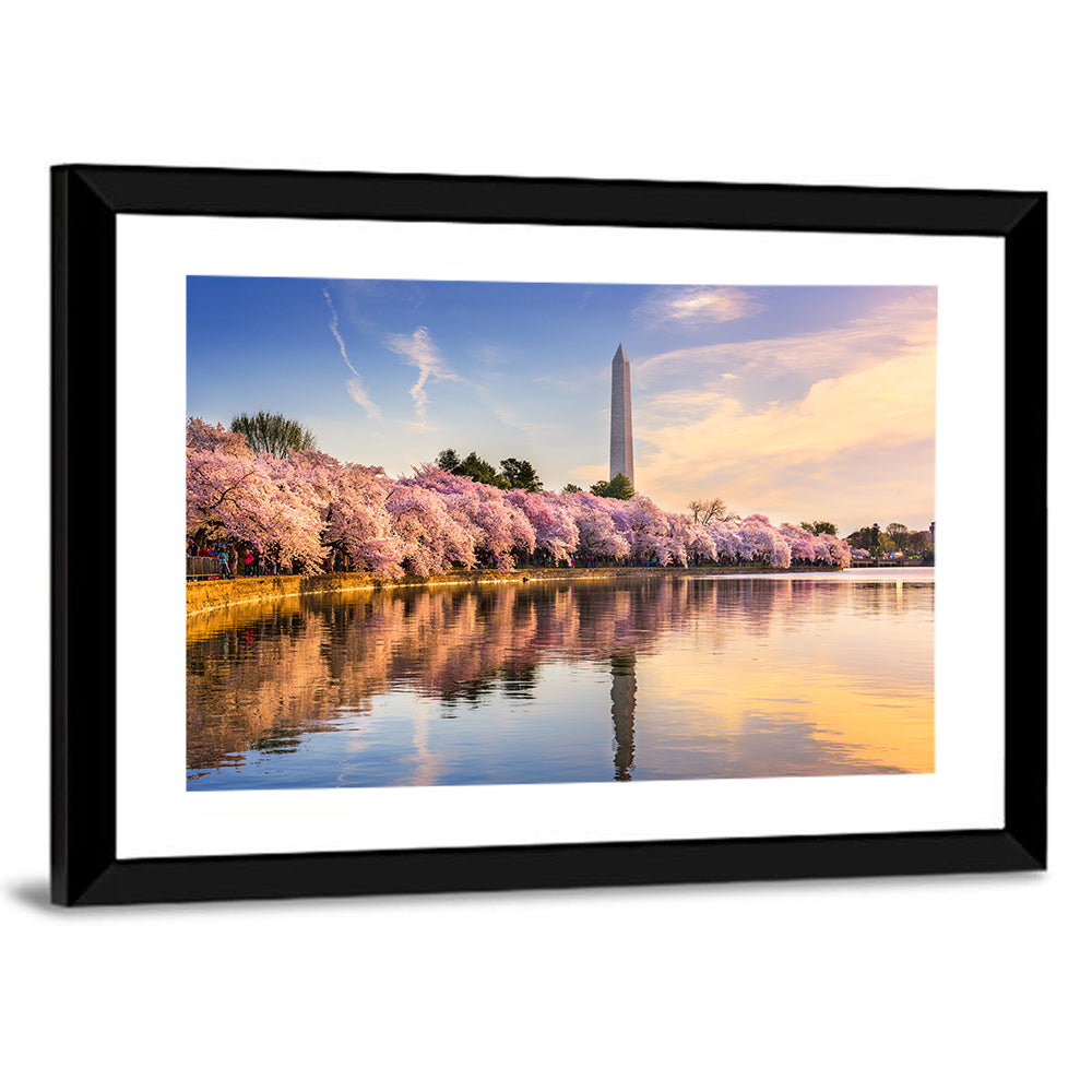 Washington Monument at Tidal Basin Wall Art