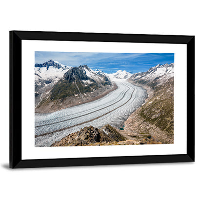 Aletsch Glacier Valley Wall Art