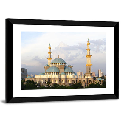 Federal Territory Mosque with Blue Domes Wall Art