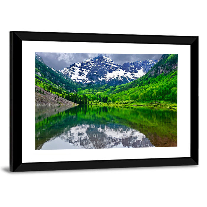 Maroon Bells, Aspen Colorado Wall Art as a framed print