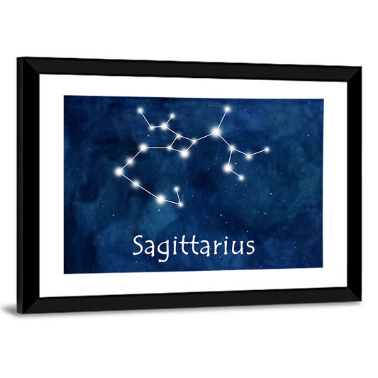 Sagittarius Constellation Wall Art