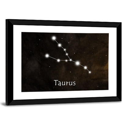 Taurus Constellation Chart Wall Art