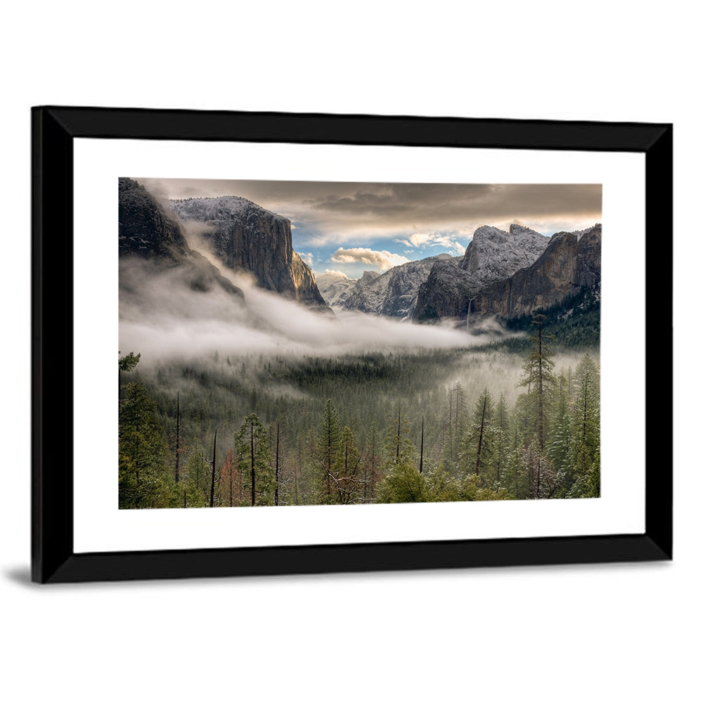 Misty Yosemite Valley Wall Art