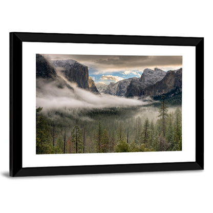 Misty Yosemite Valley Wall Art