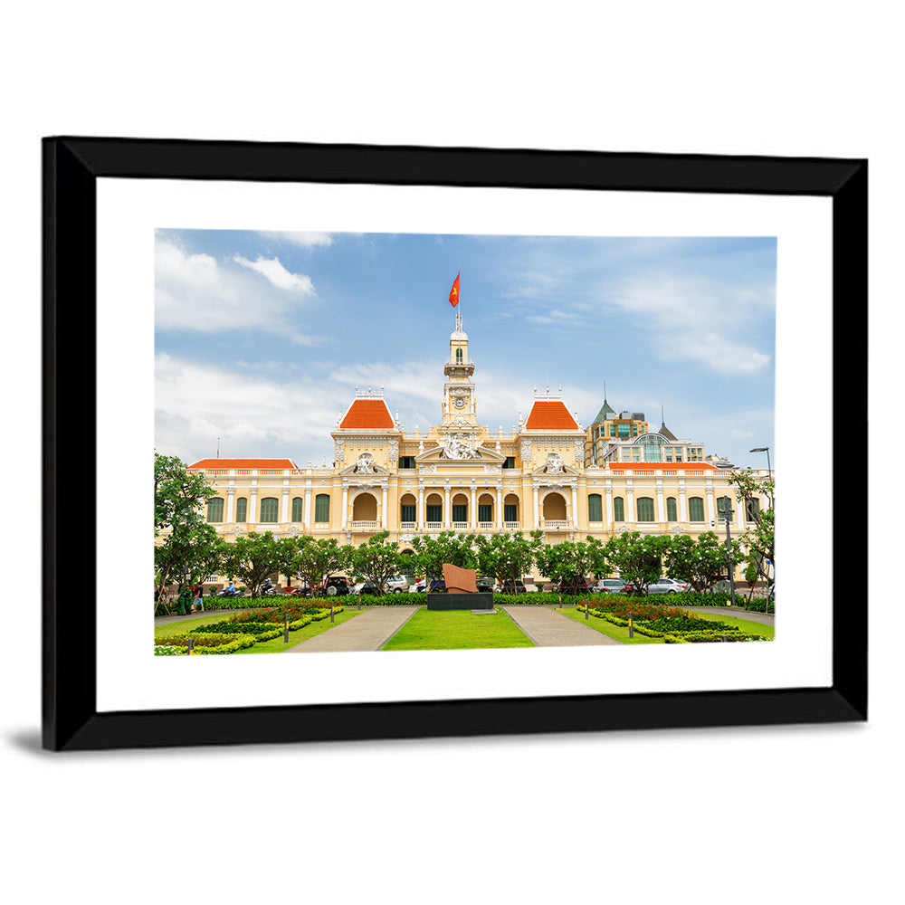 Ho Chi Minh City People's Committee Building Wall Art