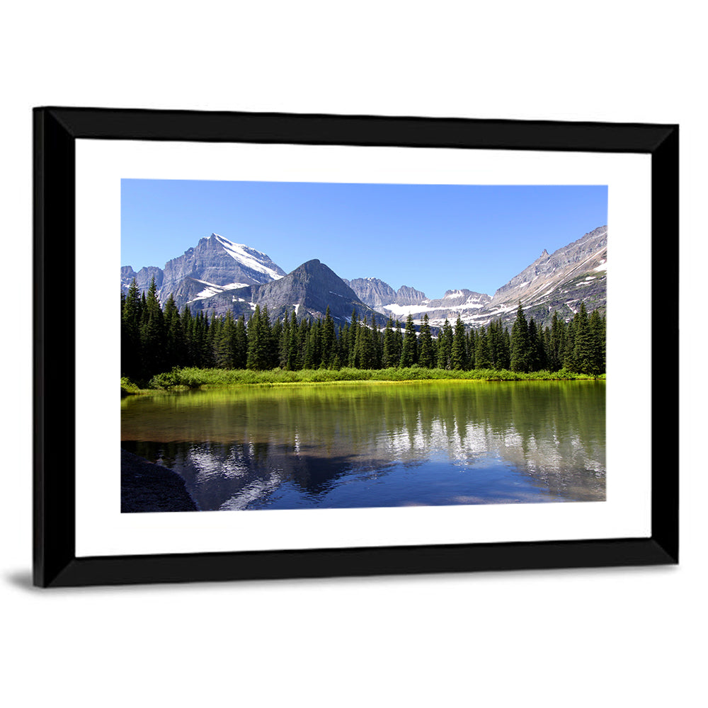 Swift Current Lake Reflection Wall Art
