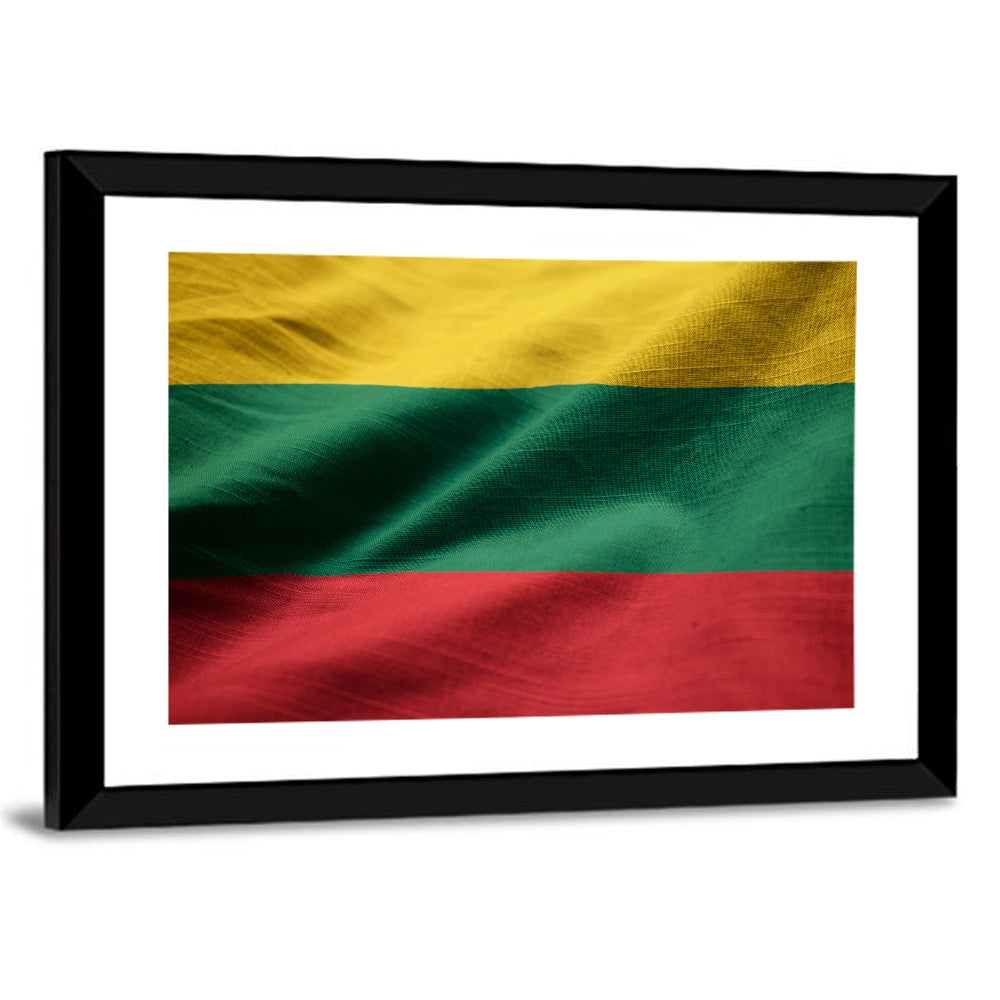 Lithuanian Flag Wall Art