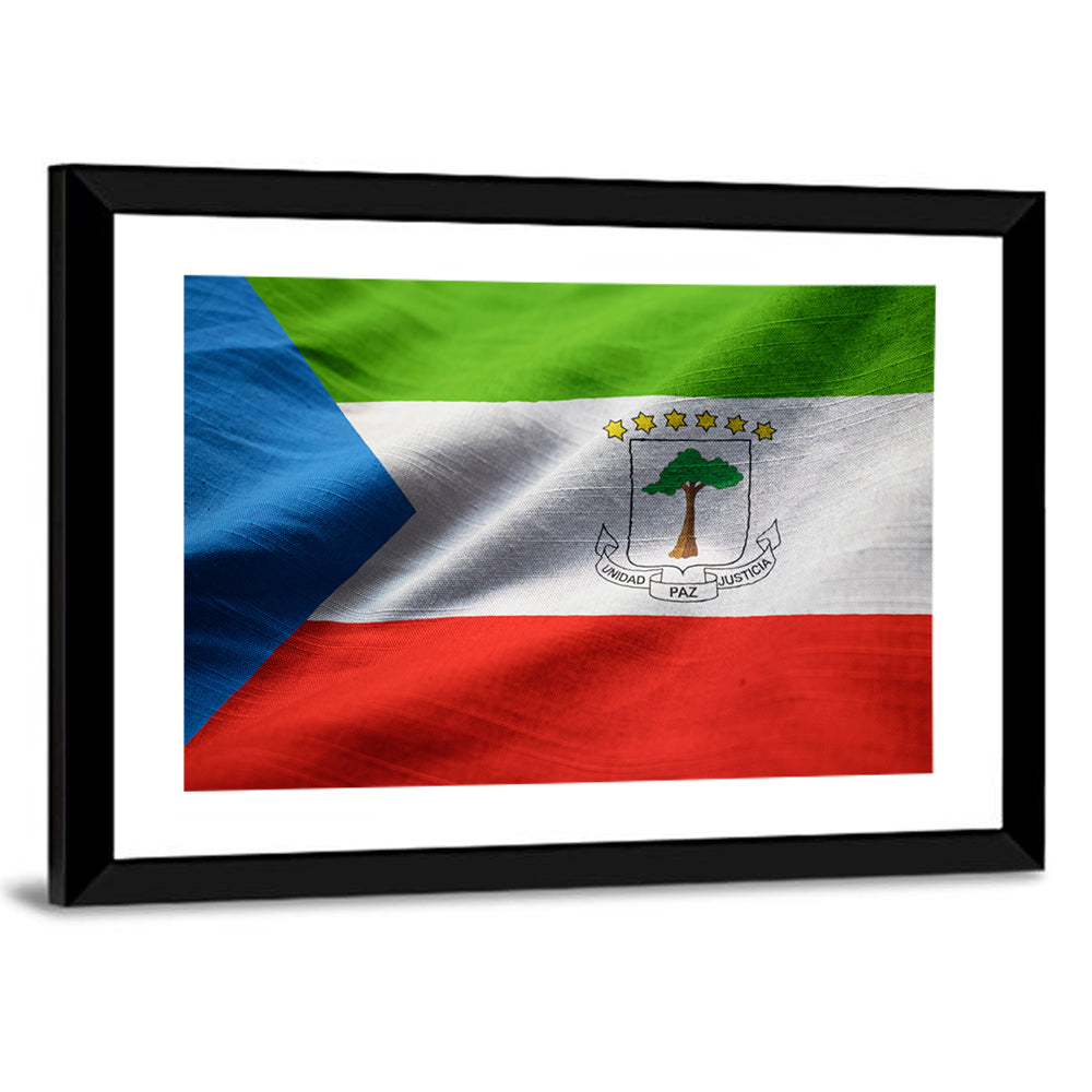 Equatorial Guinea Flag Wall Art