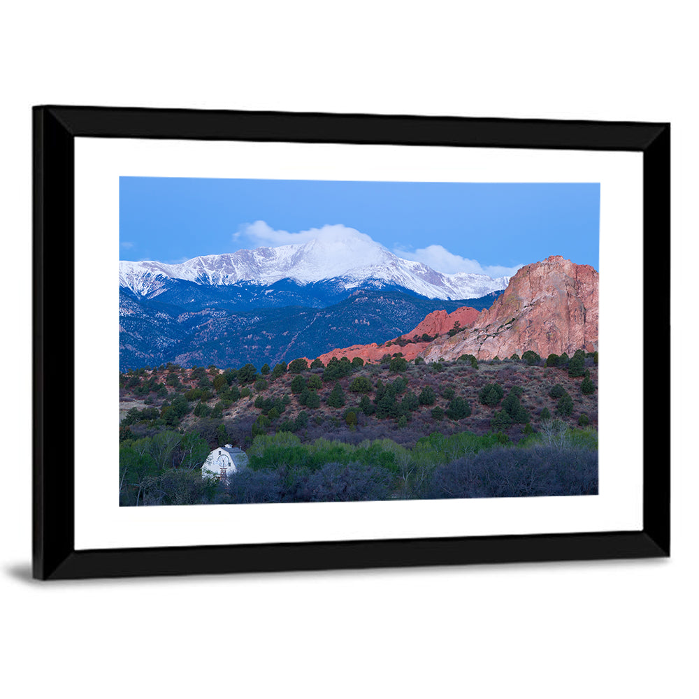 Pikes Peak Mountain Wall Art