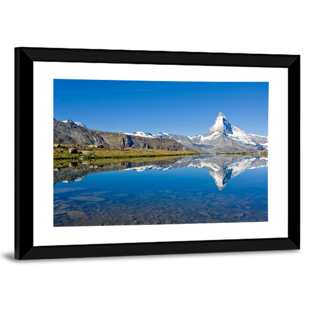 Matterhorn Lake Reflection Wall Art