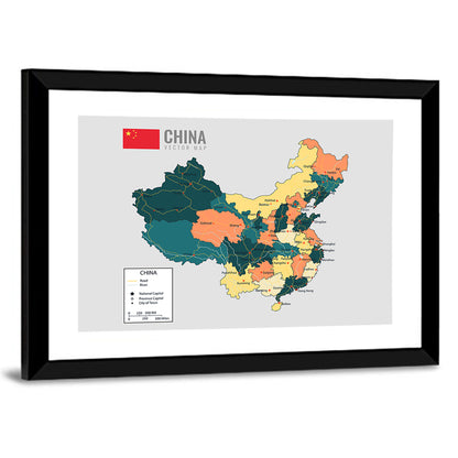 China Map Wall Art