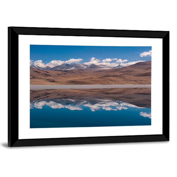 Tso Moriri Reflection, Leh Ladakh Wall Art as a framed print