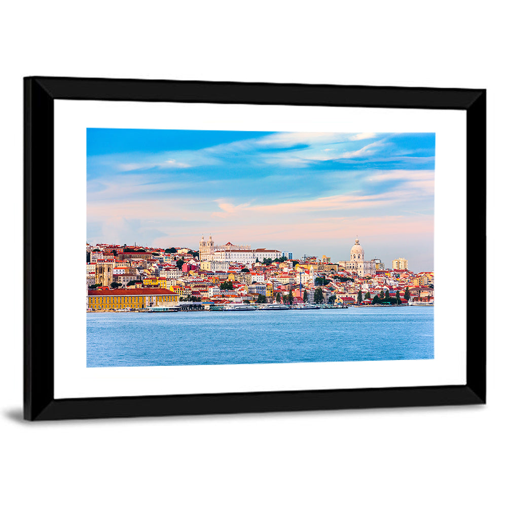Lisbon Skyline with National Pantheon Wall Art