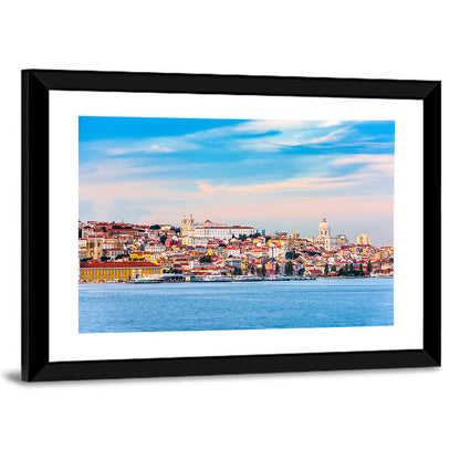 Lisbon Skyline with National Pantheon Wall Art