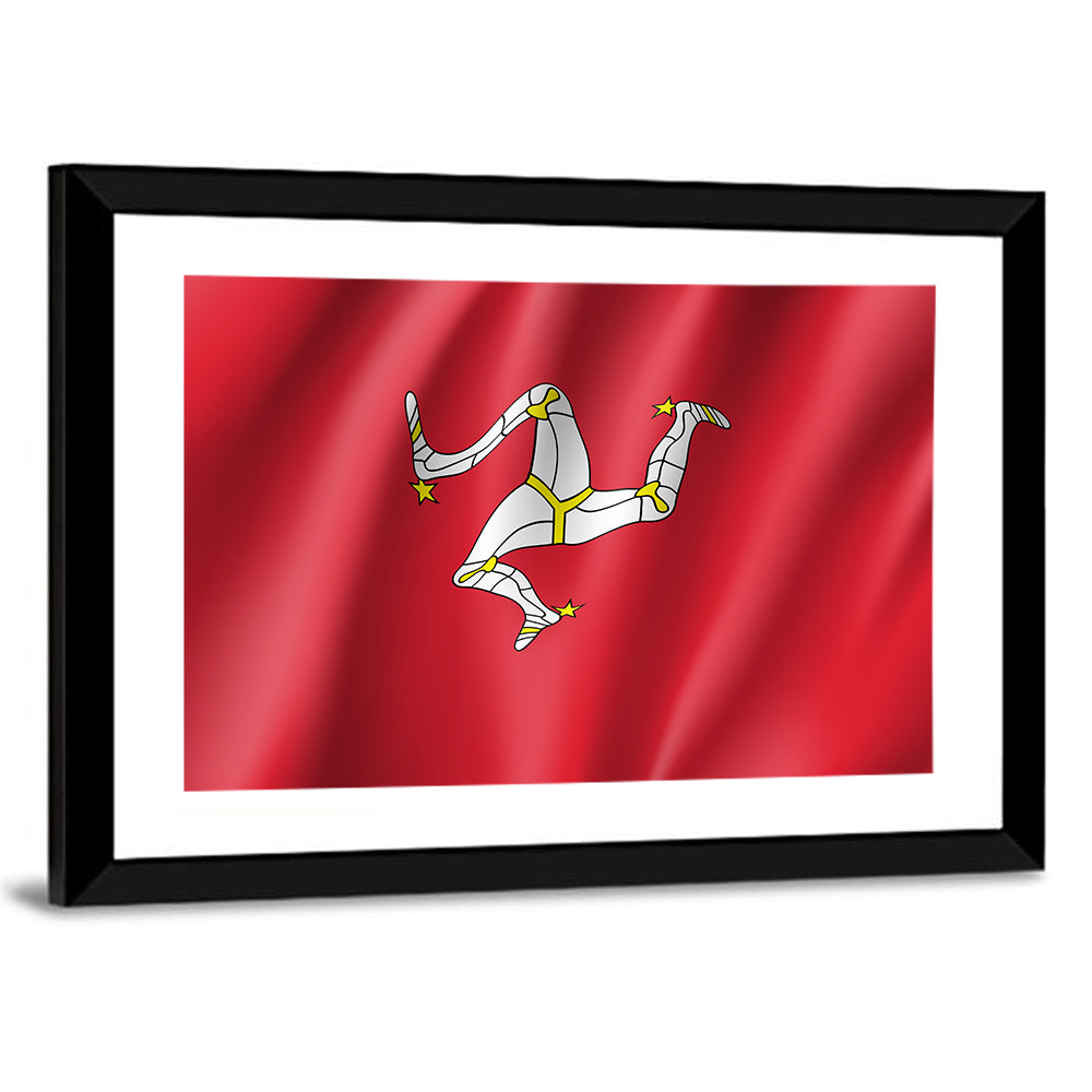 Isle Of Man National Flag Wall Art