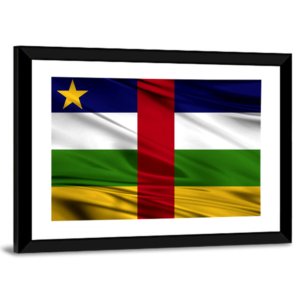 Central African Republic Flag Wall Art