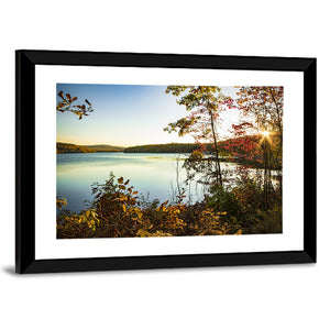 Lake Scranton At Sunset Wall Art