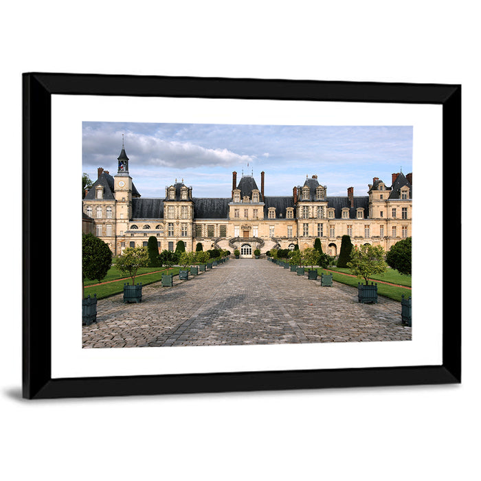 Palace of Fontainebleau, France Wall Art as a framed print