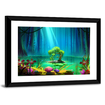 Enchanted Willow Island Wall Art