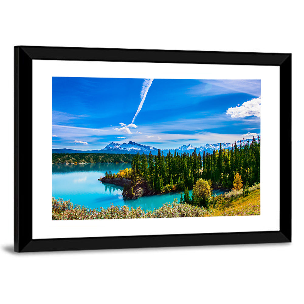 Abraham Lake Shoreline Wall Art
