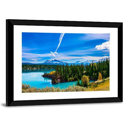 Abraham Lake Shoreline Wall Art