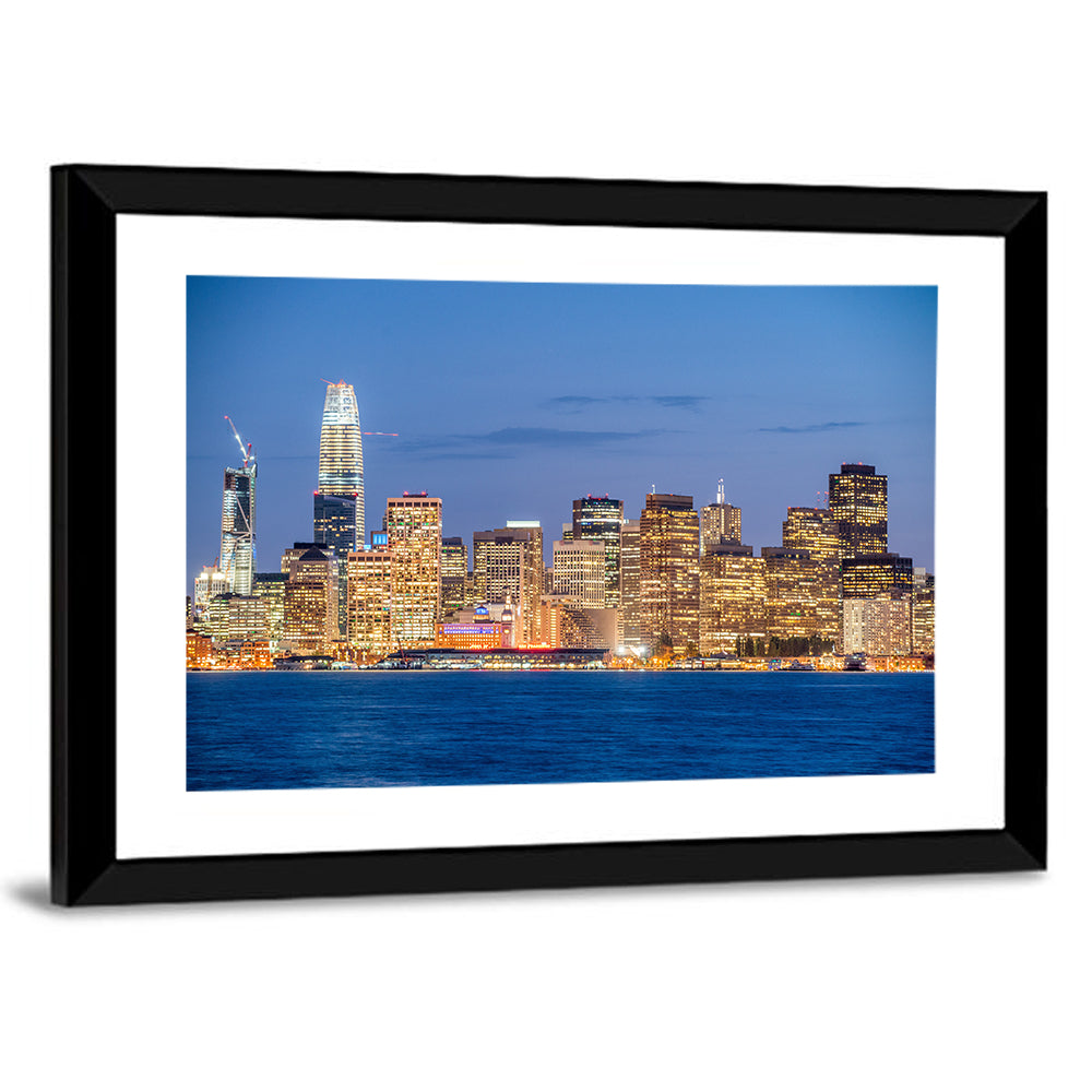 San Francisco Skyline at Twilight Wall Art