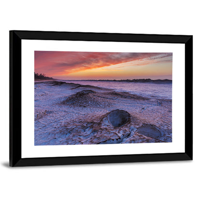 Lake Huron Twilight Shoreline Wall Art