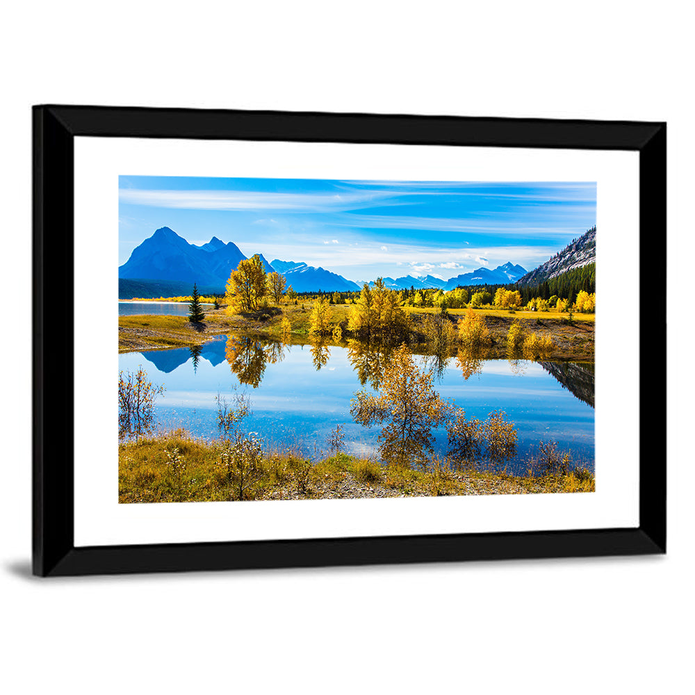 Abraham Lake Reflection, Canadian Rockies Wall Art