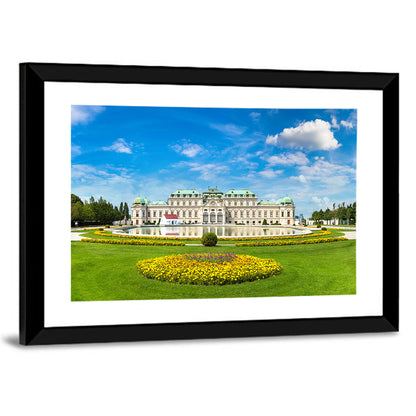 Belvedere Palace Garden View, Vienna Wall Art