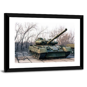 Green Military Tank Wall Art