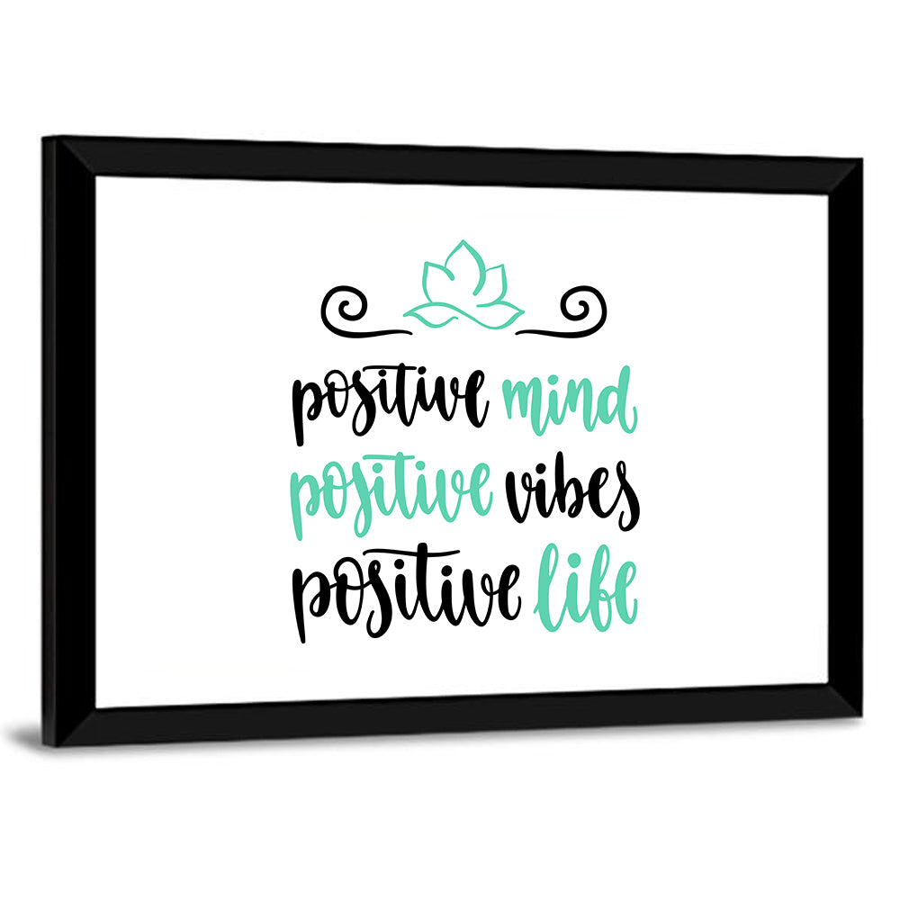 Lotus Yoga Inspirational Quote Wall Art