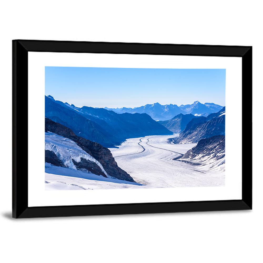Aletsch Glacier Swiss Alps Wall Art