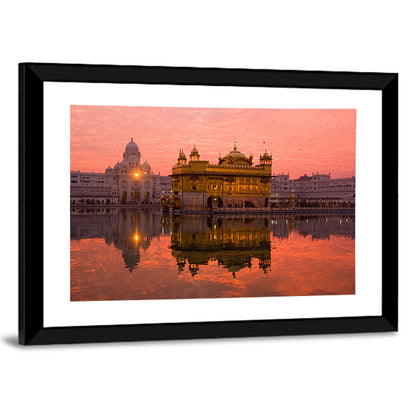 Golden Temple at Sunset, Amritsar Wall Art