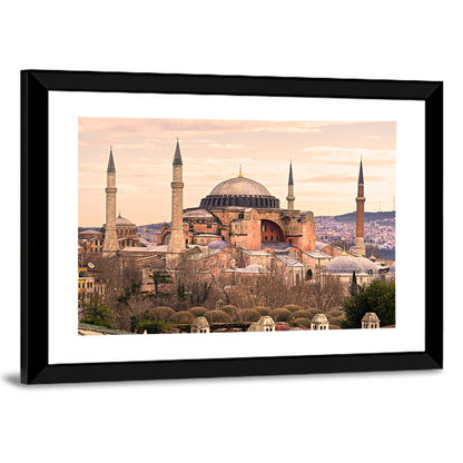 Hagia Sophia Dome and Minarets Wall Art