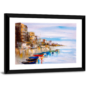 Harbor Oil Painting Wall Art